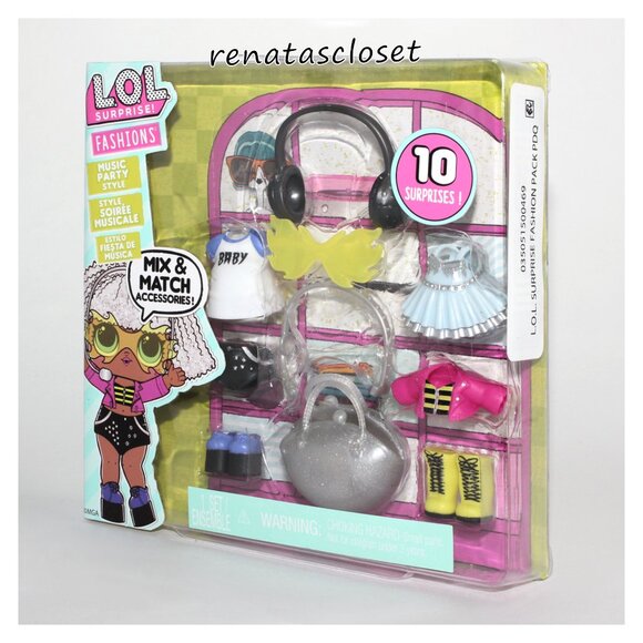 L.O.L Surprise! 10-pc Mix & Match Accessories Set - Music Party NWT/NIP - Picture 3 of 6